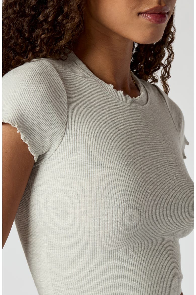 Jersey Rib T-Shirt, Alternate, color, HEATHER ICE