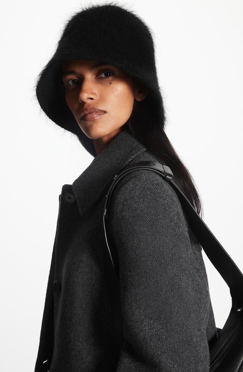 COS Mohair Blend Bucket Hat, Alternate, color, 