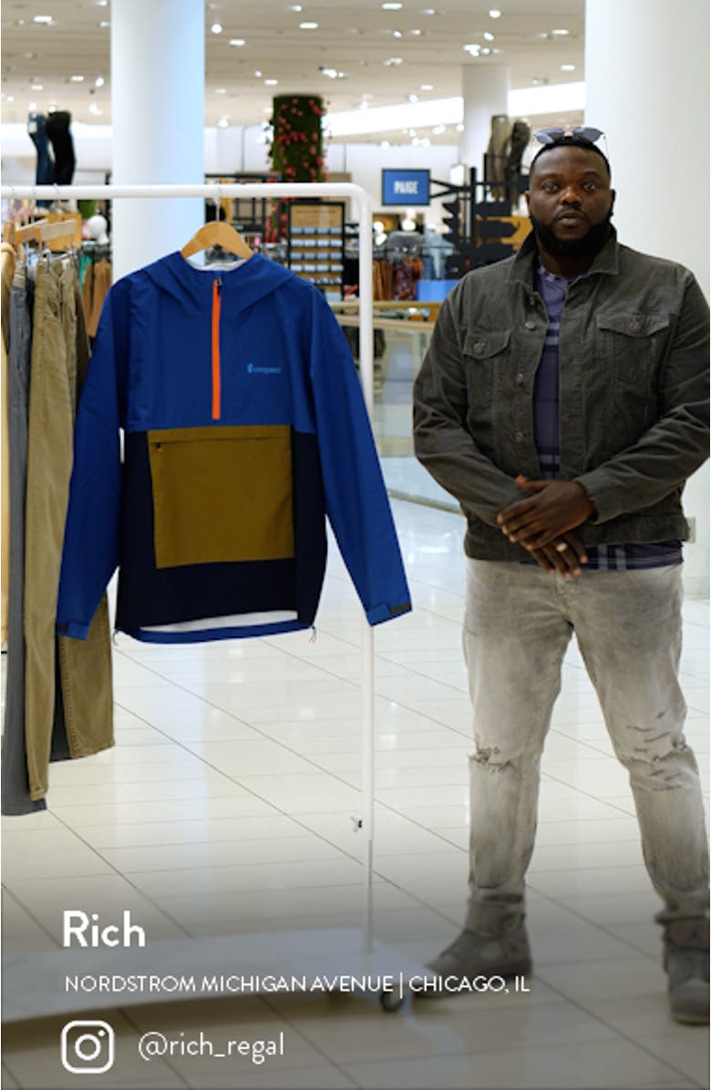 Cielo Water Resistant Hooded Pullover Jacket, sales video thumbnail