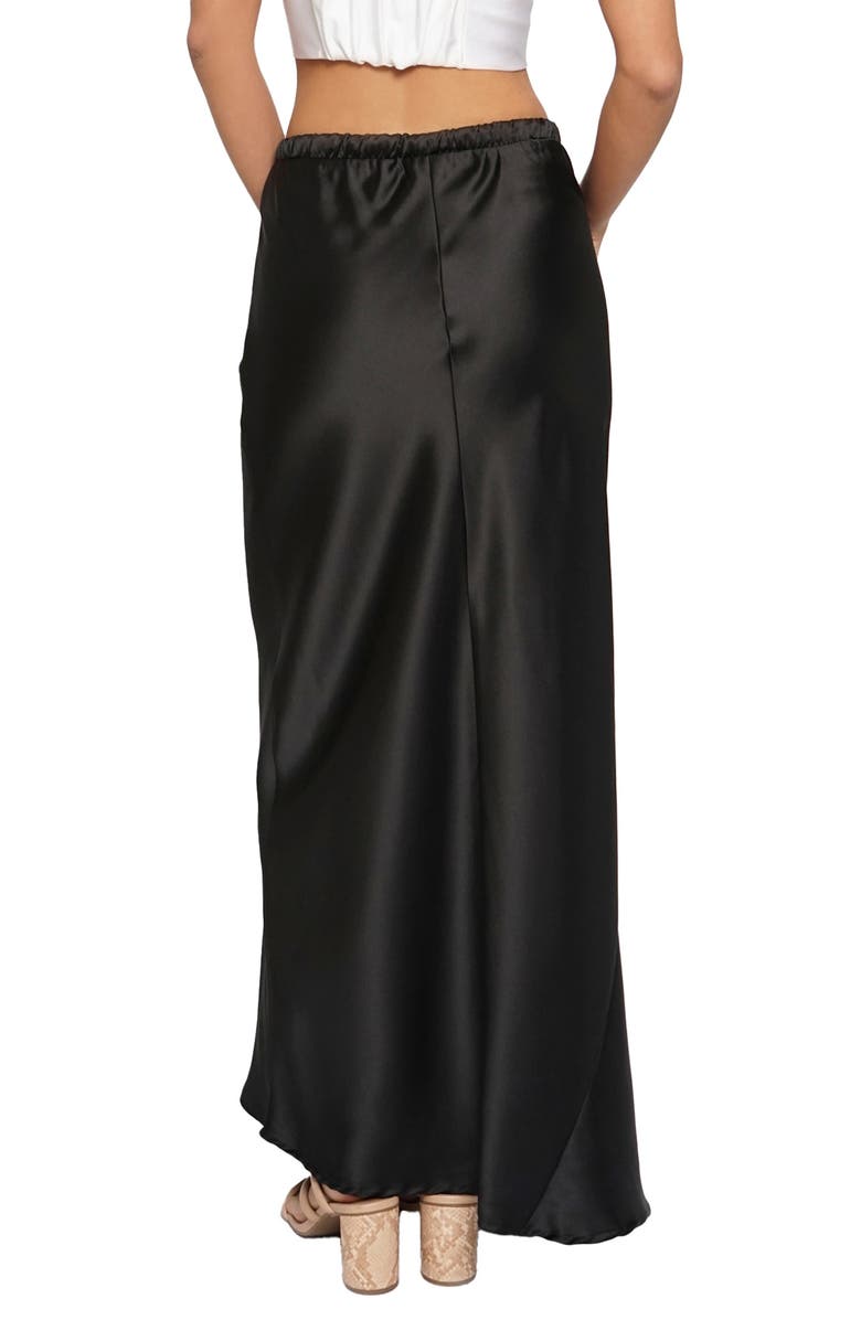 Know One Cares Satin Mias Maxi Skirt, Alternate, color,