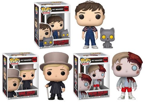 Pet Sematary Complete Set (3) Funko Pop! Movies