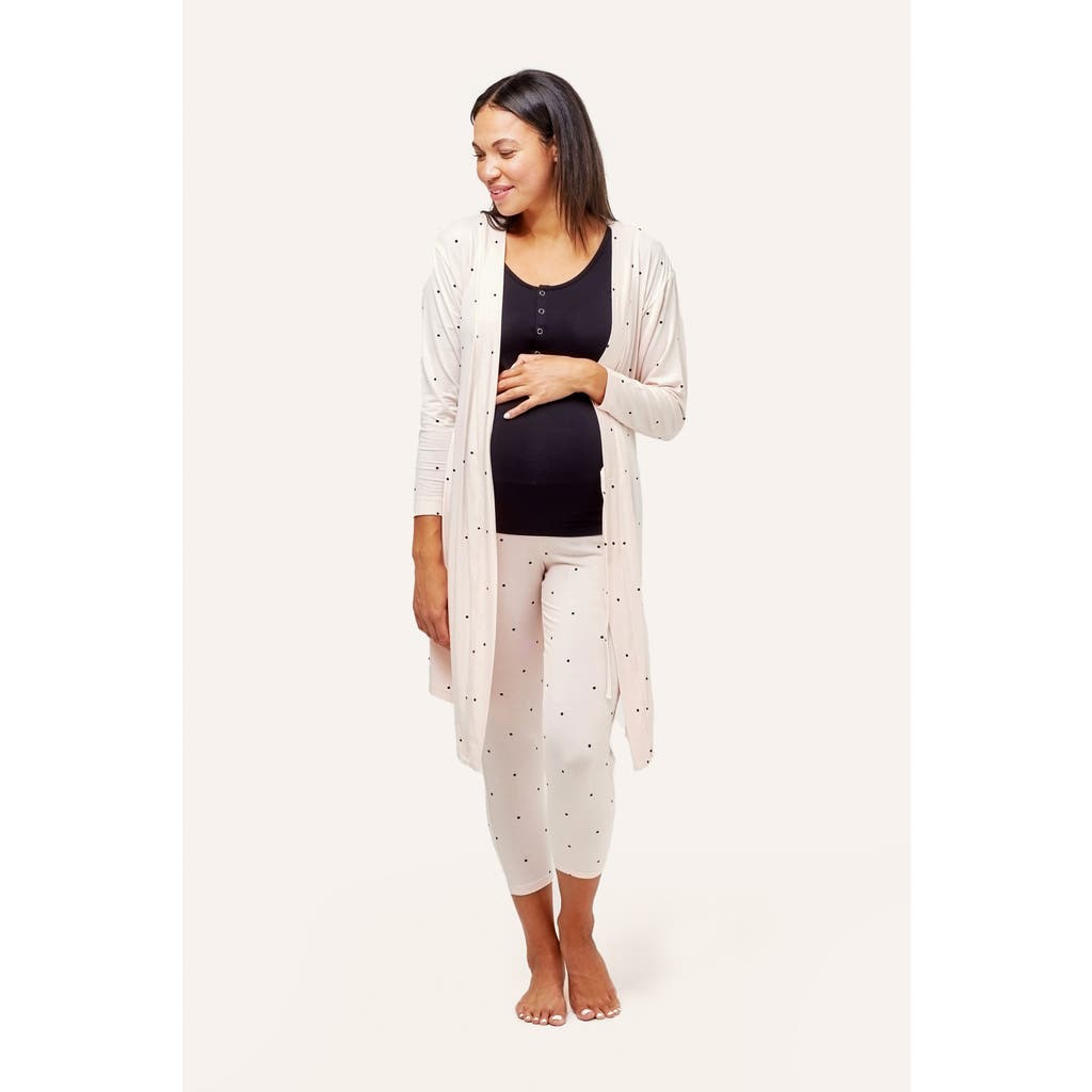 Nom Maternity Second Skin Maternity Robe In White