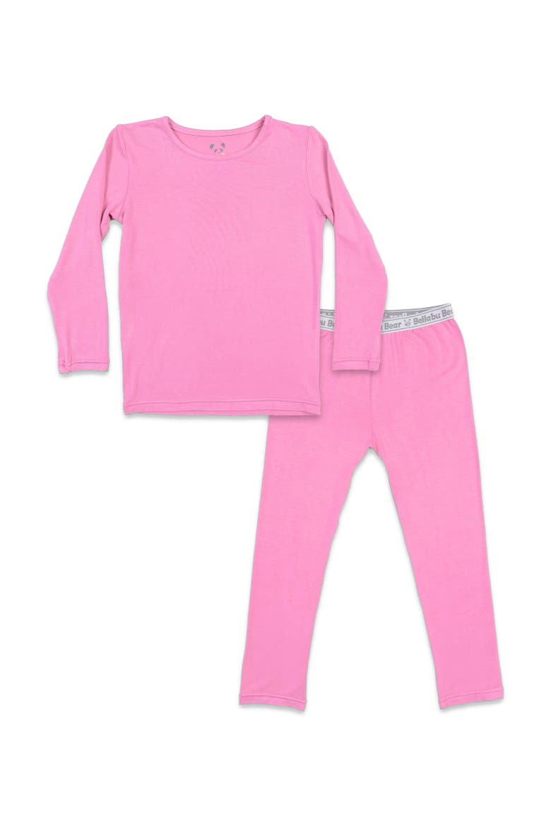 Kids' Bubblegum Pink Set of 2 Piece Pajamas, Main, color, Bubblegum Pink