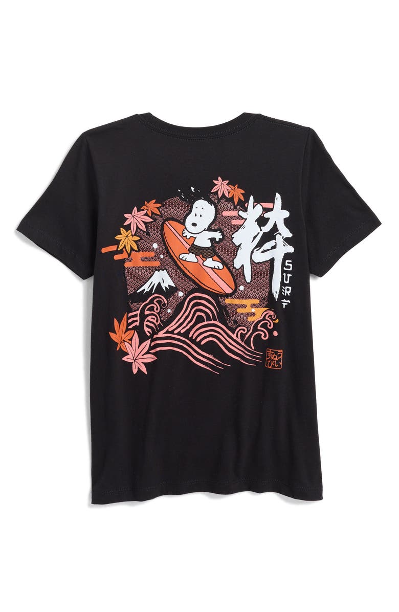 The Forecast Agency Kids' Peanuts Surf Snoopy T-Shirt, Alternate, color,