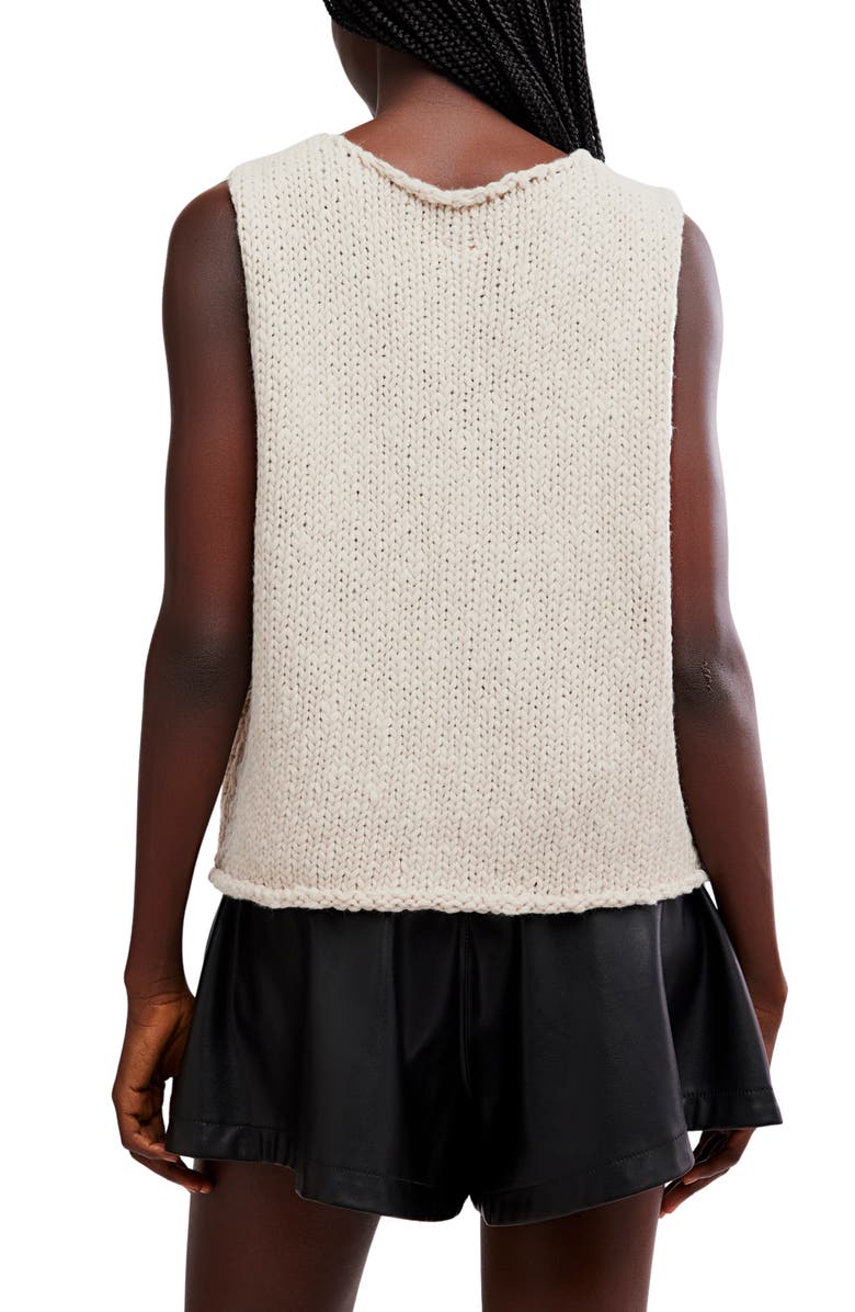 Free People Opal Sweater Tank, Alternate, color, Tea