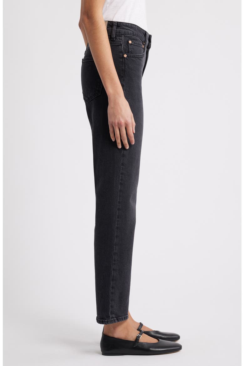 New York Straight Leg Jeans, Alternate, color, DARK SMOKE CLASSIC B