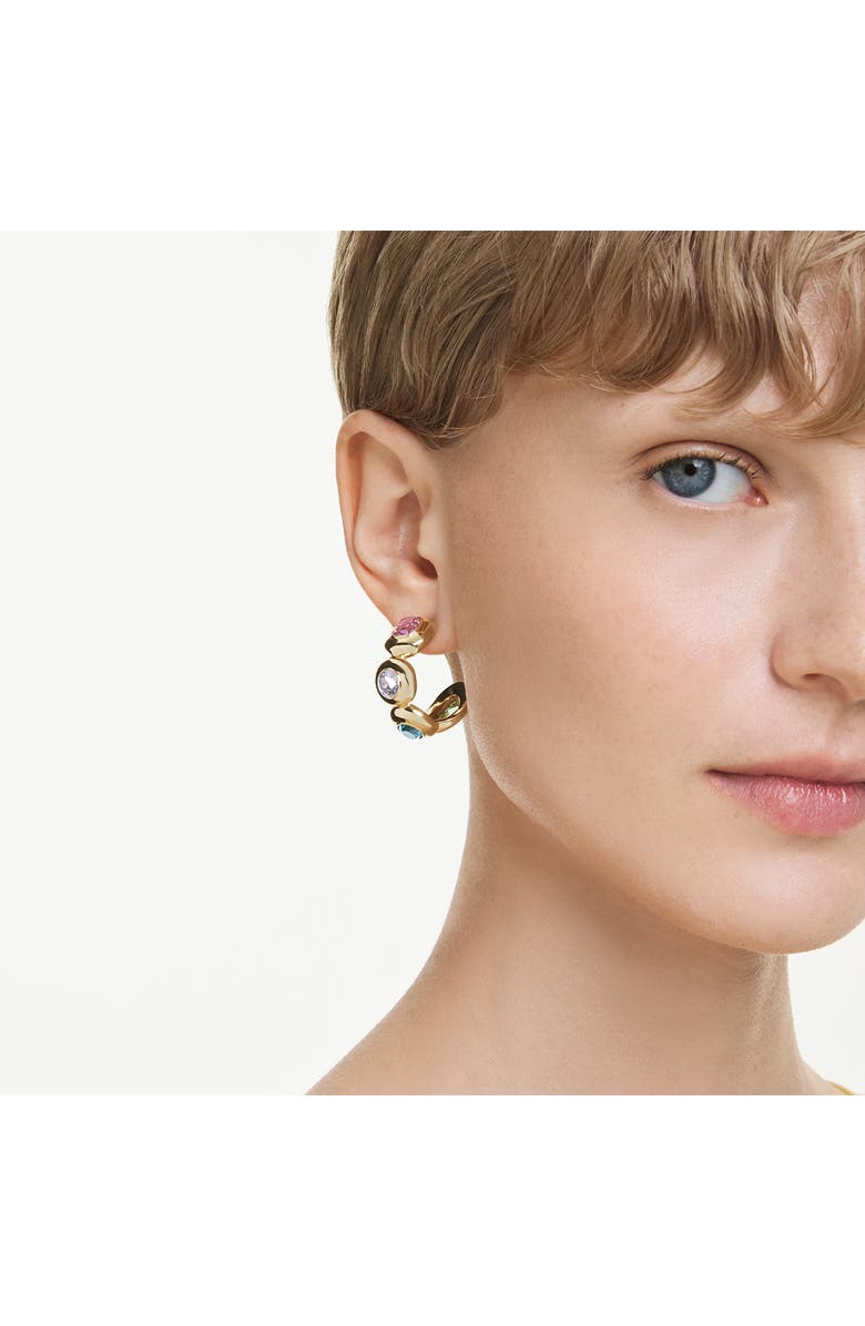 Swarovski Gema Crystal Hoop Earrings, Alternate, color, 