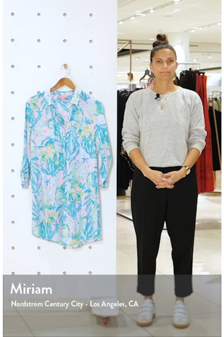 Natalie Cover-Up Shirtdress video