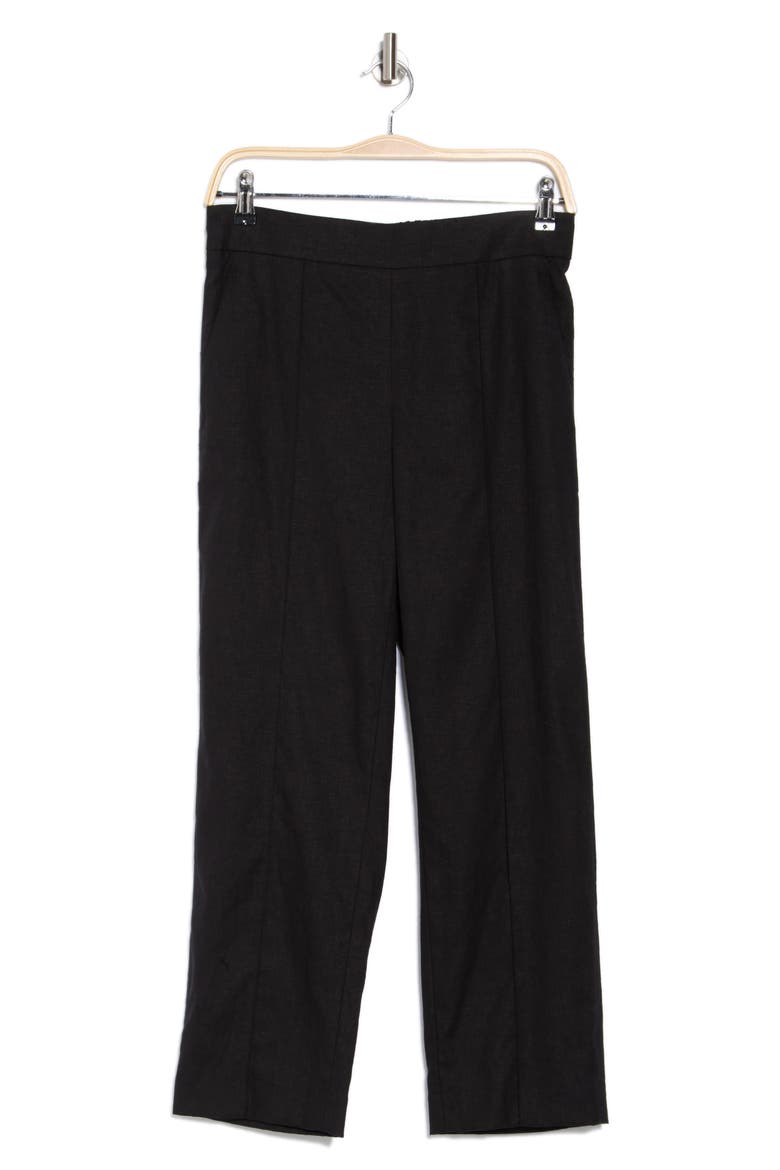Mid Rise Tapered Pull-On Pants, Alternate, color, SOFT BLACK