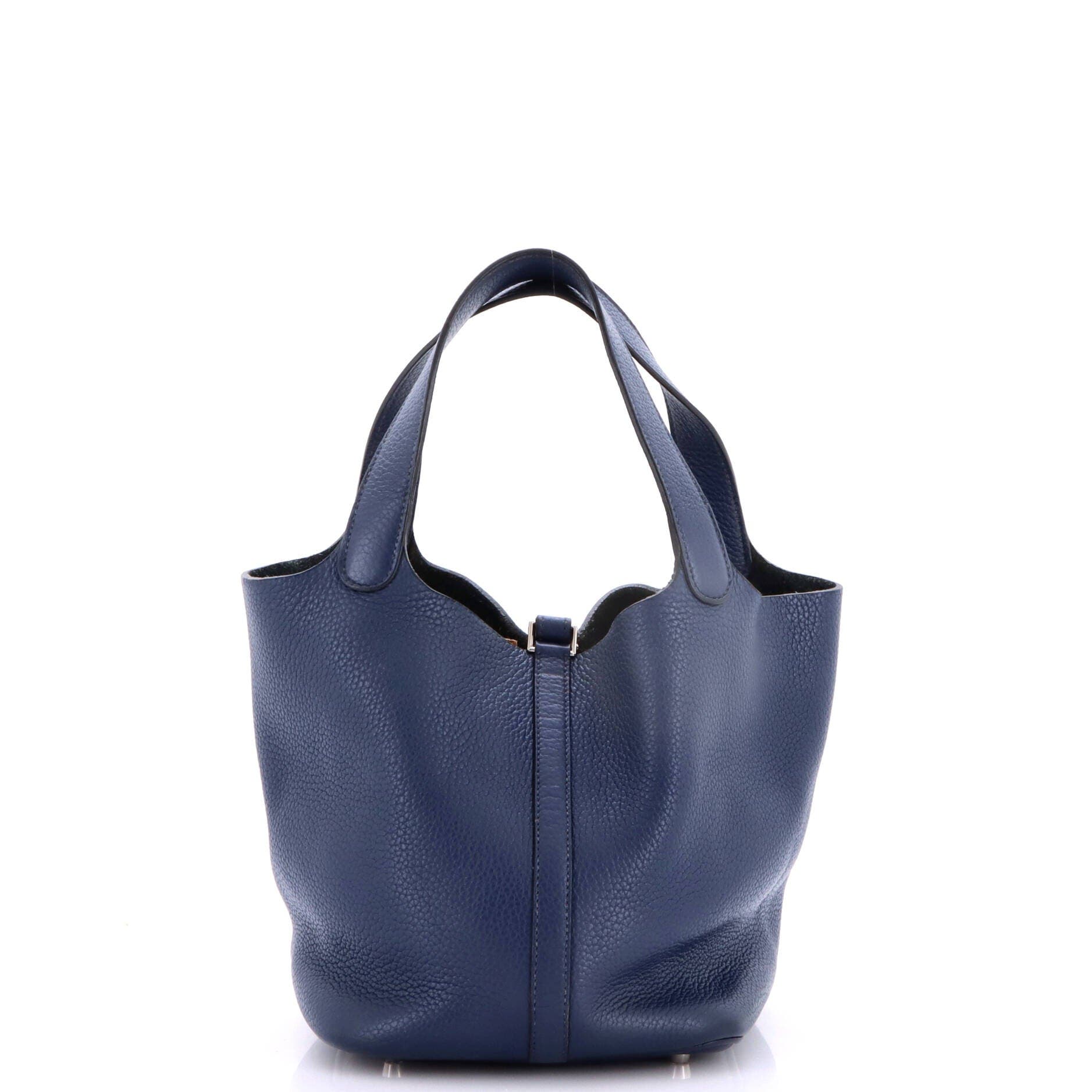 Picotin Lock Bag Clemence MM, Alternate, color, Blue