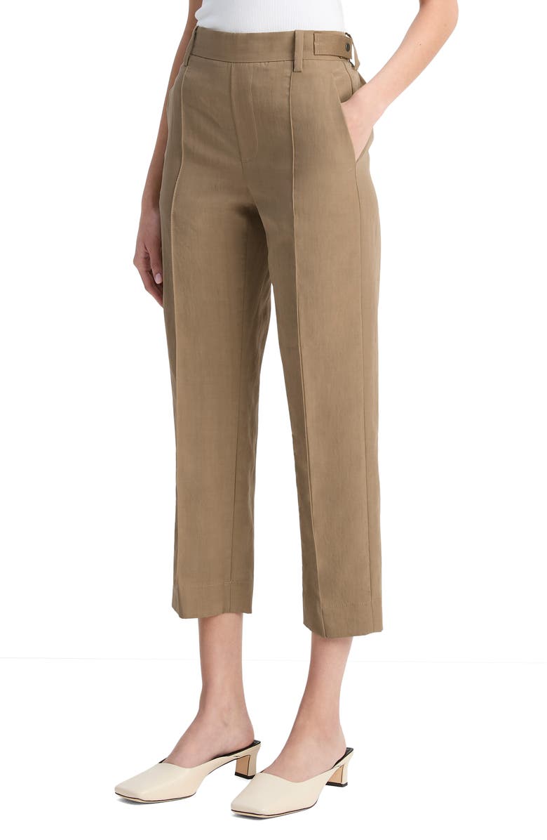 Vince Utility Tab Detail Crop Pants, Alternate, color, Tapenade