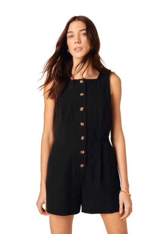 NOBODY'S CHILD NOBODY'S CHILD PERI ORGANIC COTTON & LINEN ROMPER
