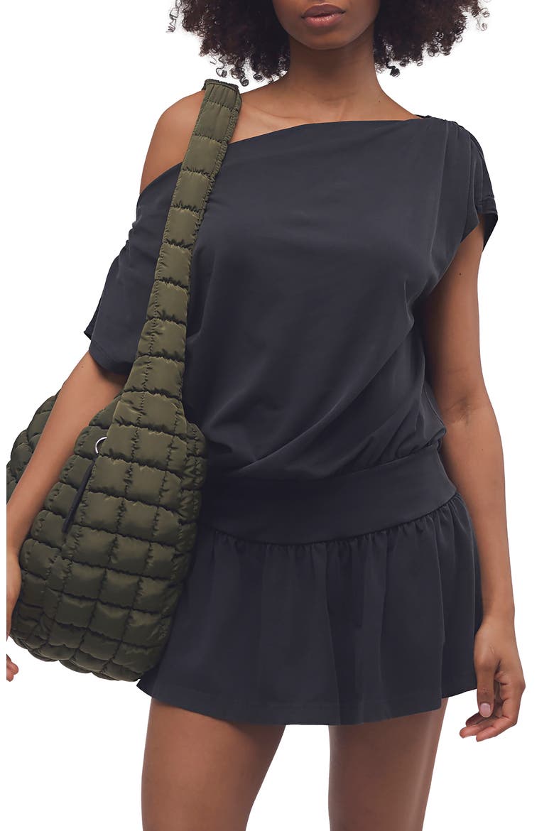 Hot Shot City Minidress, Main, color, BLACK