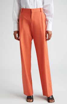 Victoria Beckham Pleated Wide Leg Pants