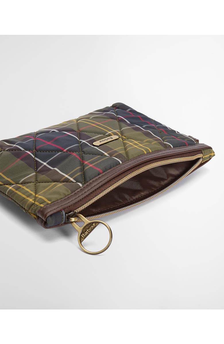Barbour Wetherman Quilted Tartan Tote, Alternate, color, Classic Tartan