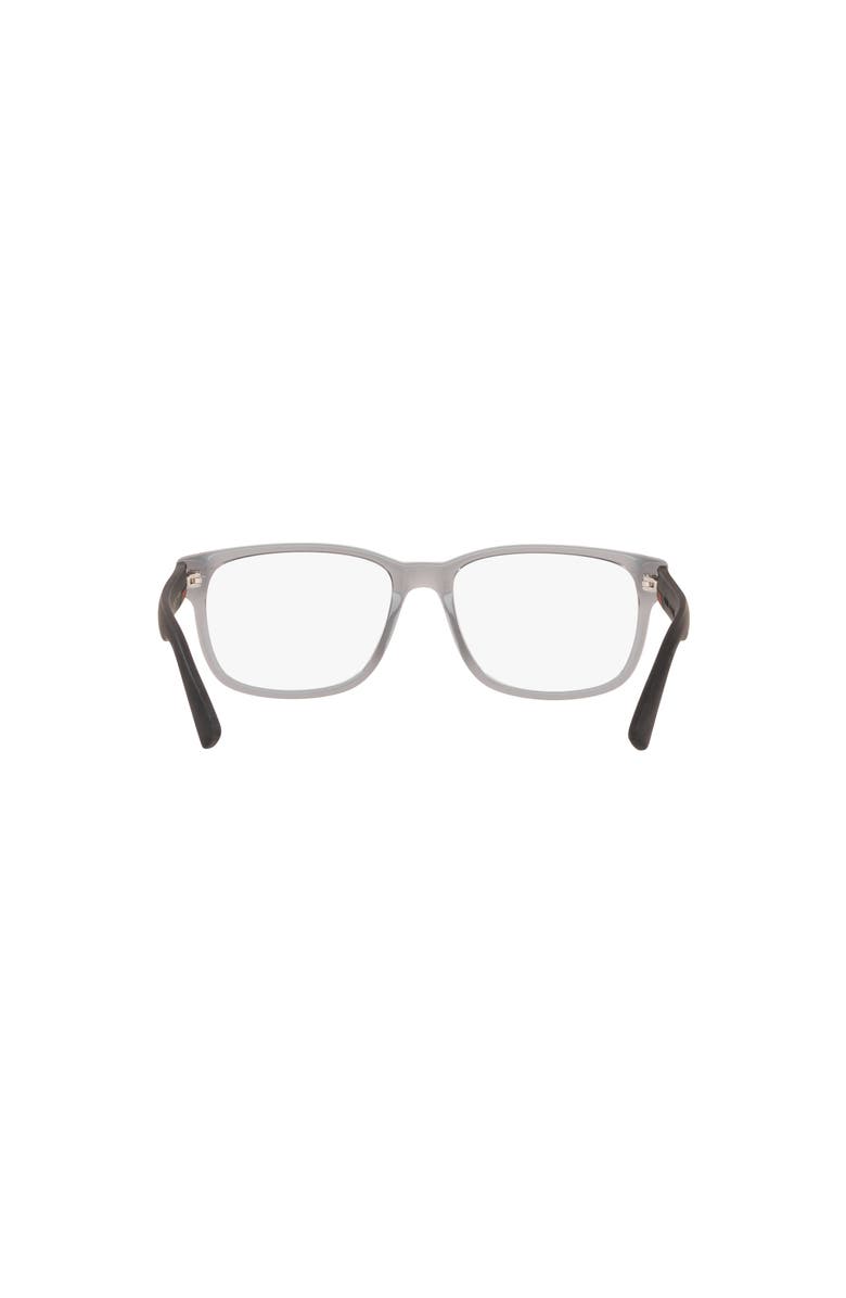 Gucci 55mm Rectangle optical glasses, Alternate, color, Grey