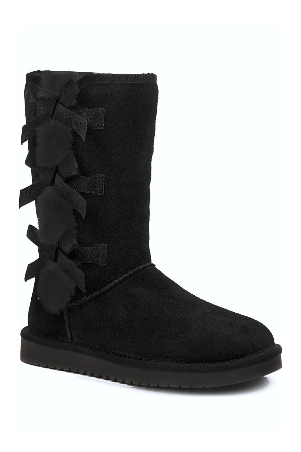 Koolaburra by UGG Victoria Tall Genuine Dyed Shearling Trim & Faux Fur Boot, Main, color, BBBLC