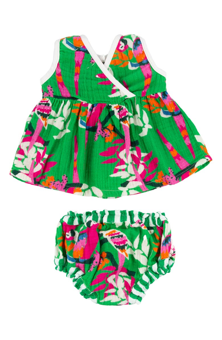 Miki Miette Taylor Cotton Gauze Tank & Bloomers Set, Alternate, color,