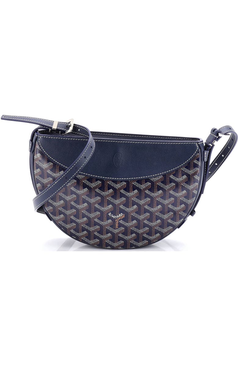 Pre-Owned Goyard Hirondelle Shoulder Bag Coated Canvas and Leather, Main, color,