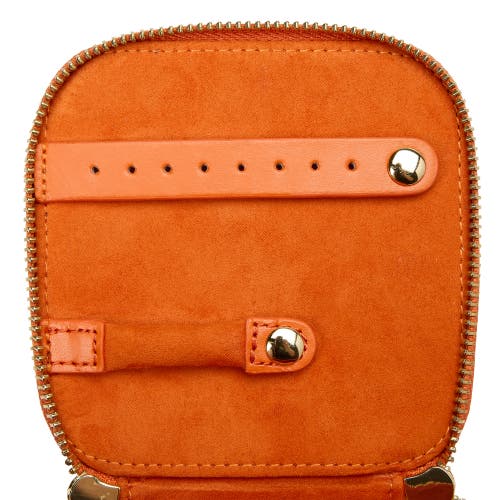 Wolf Maria Zip Jewelry Cube In Tangerine