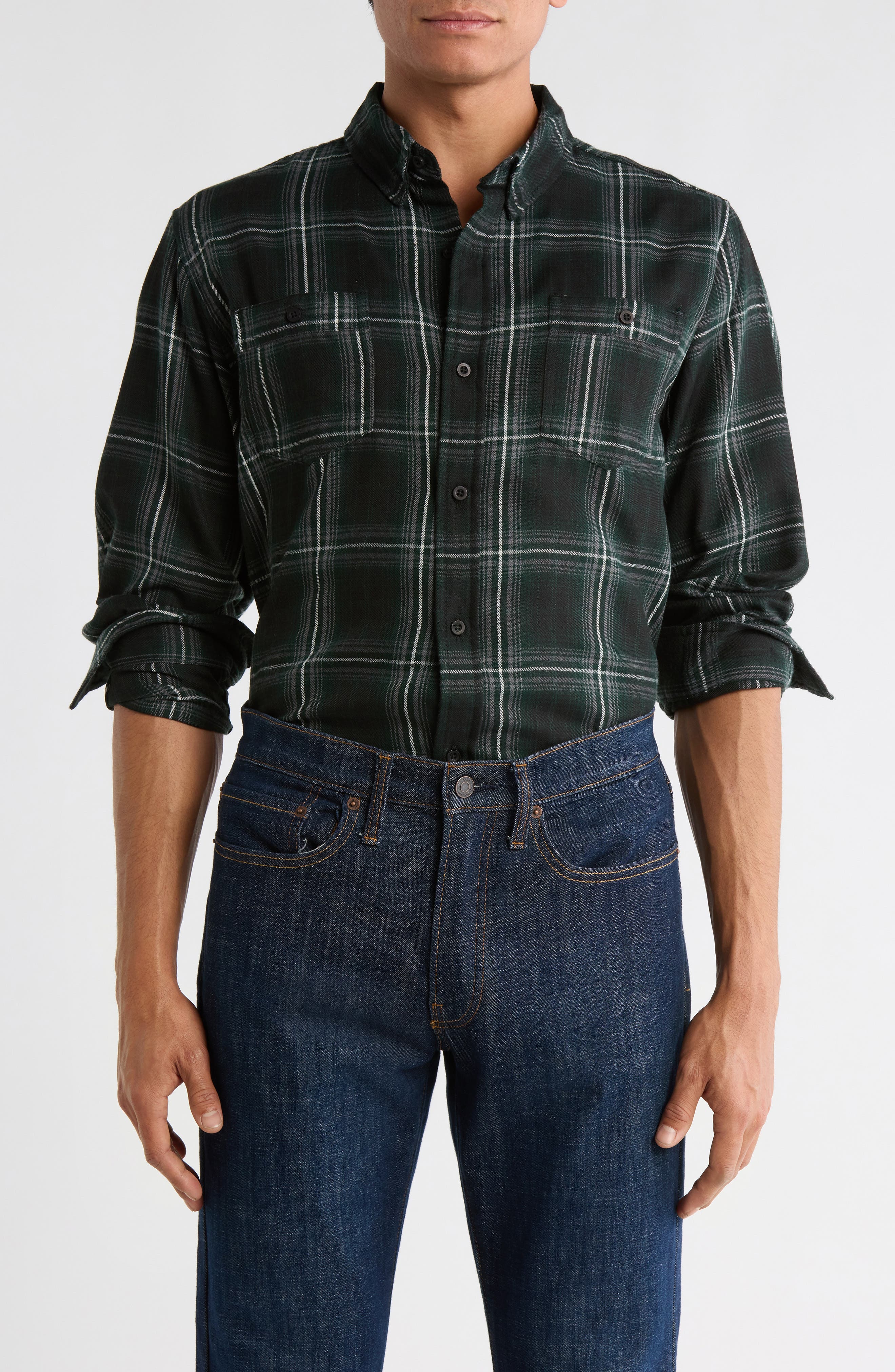 Perfect Plaid Flannel Work Shirt - image 3