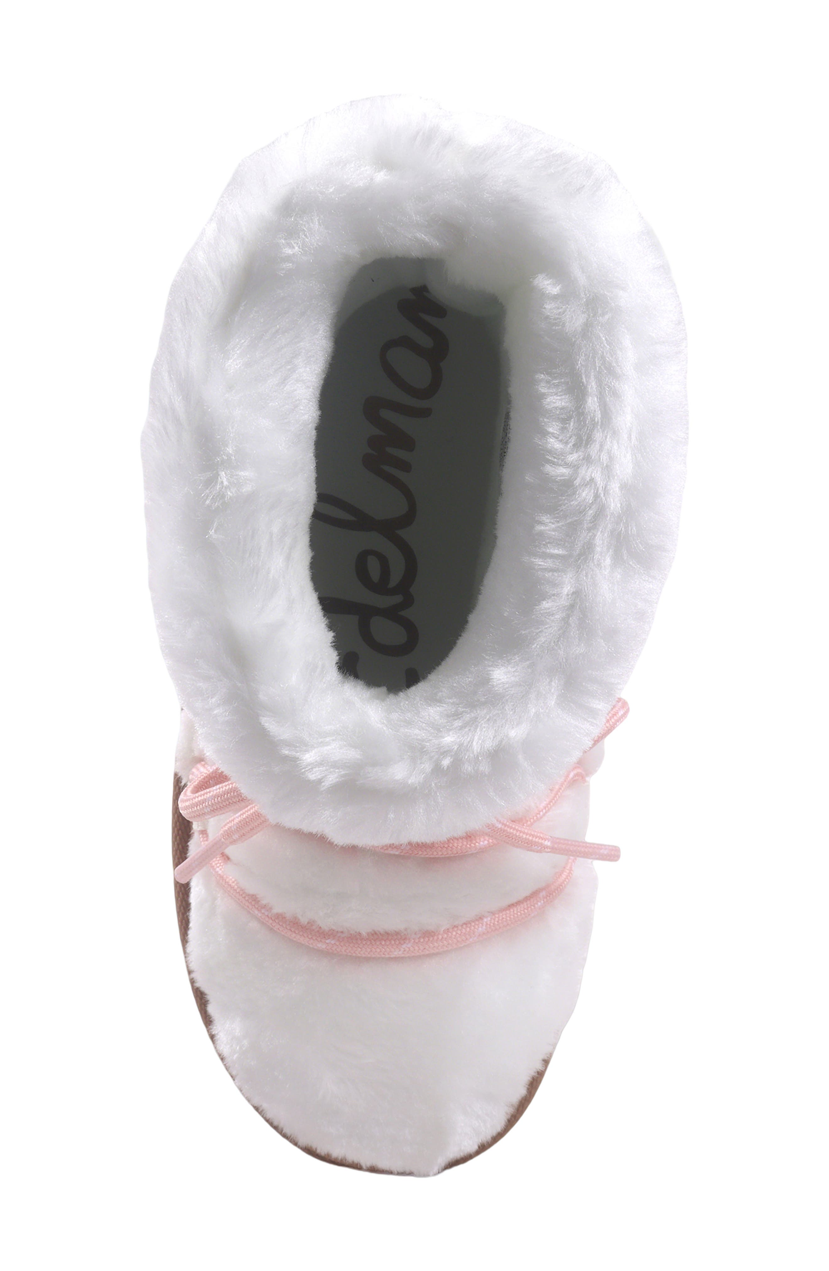 Kids' Nevi Faux Fur Winter Boot, Alternate, color, BROWN