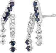 Bony Levy El Mar 18K White Gold Sapphire & Diamond Drop Earrings