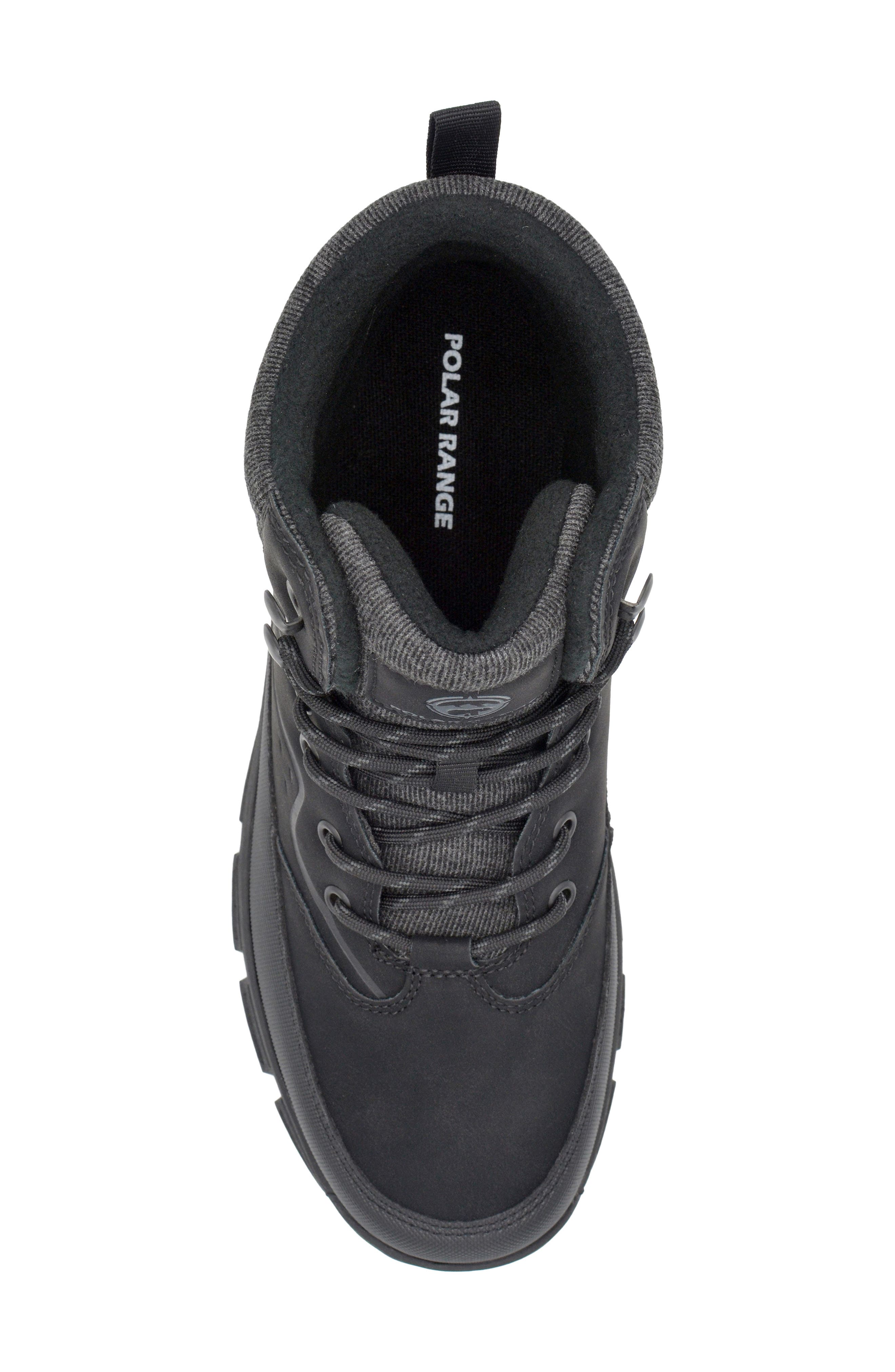 Vang Faux Leather Boot, Alternate, color, BLACK