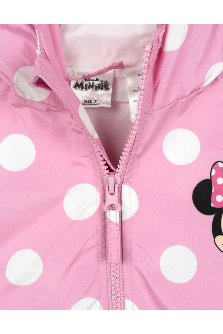 Minnie Mouse Hooded Windbreaker Jacket, Alternate, color, Minnie Mouse Light