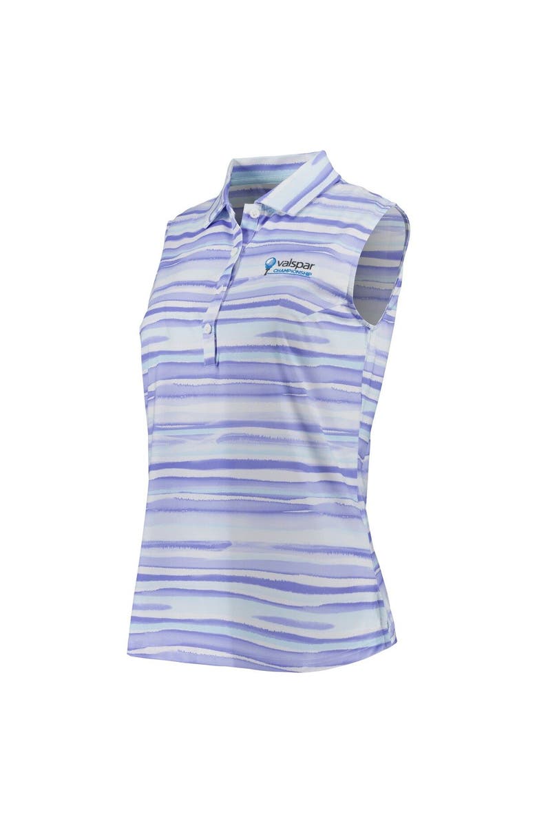 FOOTJOY Women's FootJoy Purple 2022 Valspar Championship Essential Sleeveless Polo, Alternate, color, 