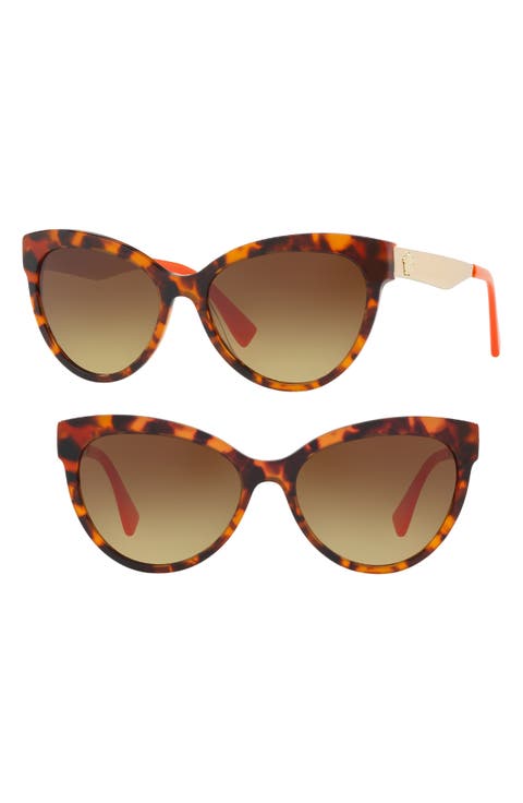 Cat Eye 57mm Sunglasses