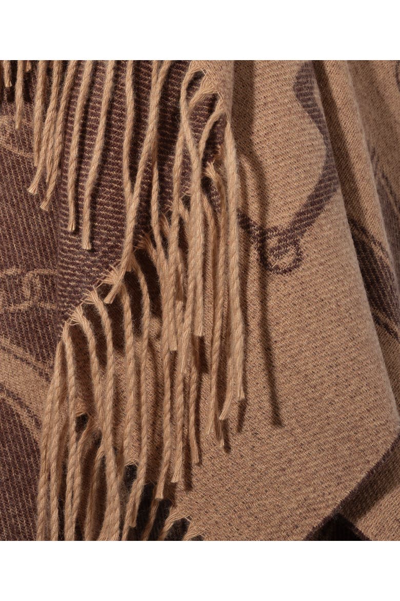 equestrian ruana, Alternate, color, camel/brown