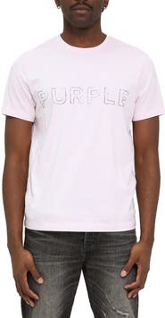 PURPLE BRAND Studded Clean Jersey T-Shirt
