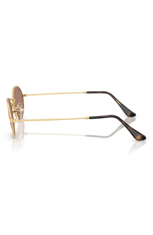 Ray Ban Ray-ban Oval 51mm Sunglasses In Arista Gold