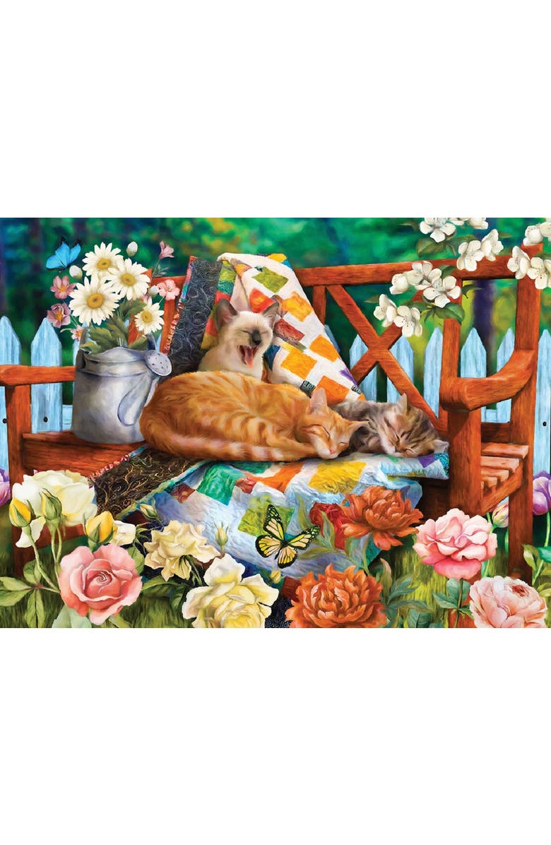 Sunsout Garden Cats 1000 piece Jigsaw Puzzle for Adults, Alternate, color, Multicolor