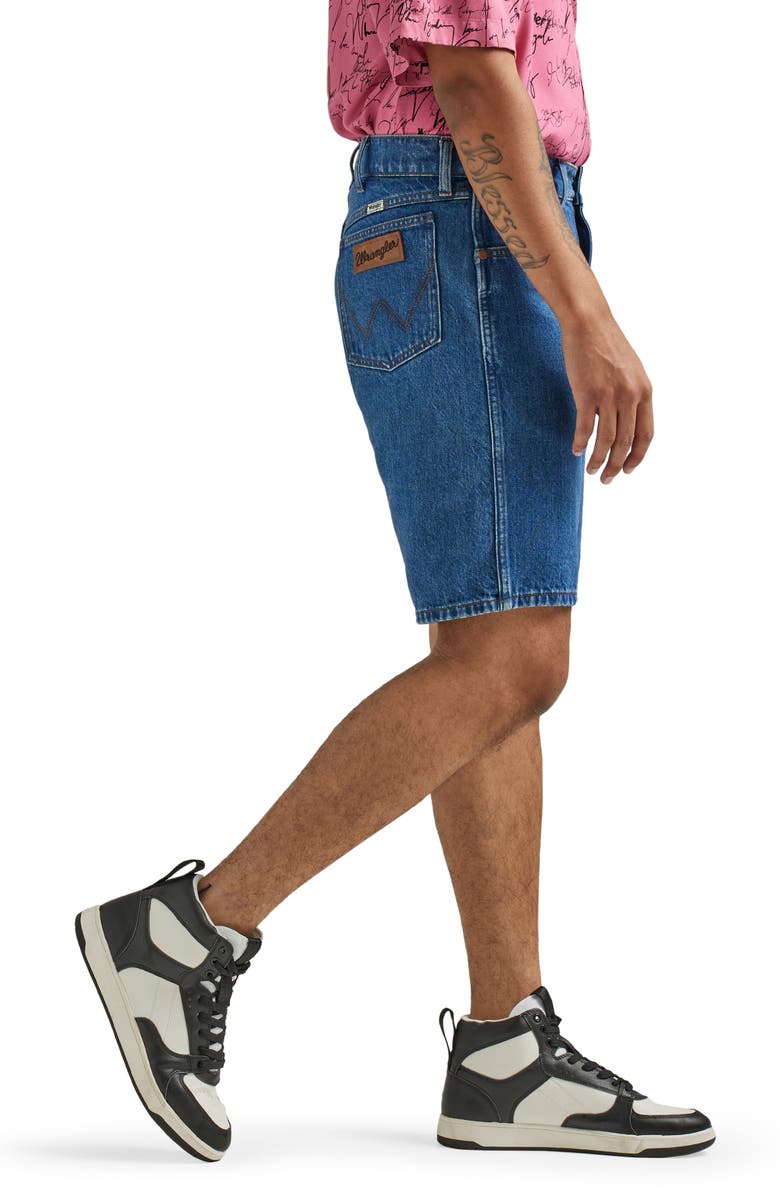 Wrangler Relaxed Fit Denim Jorts, Alternate, color,