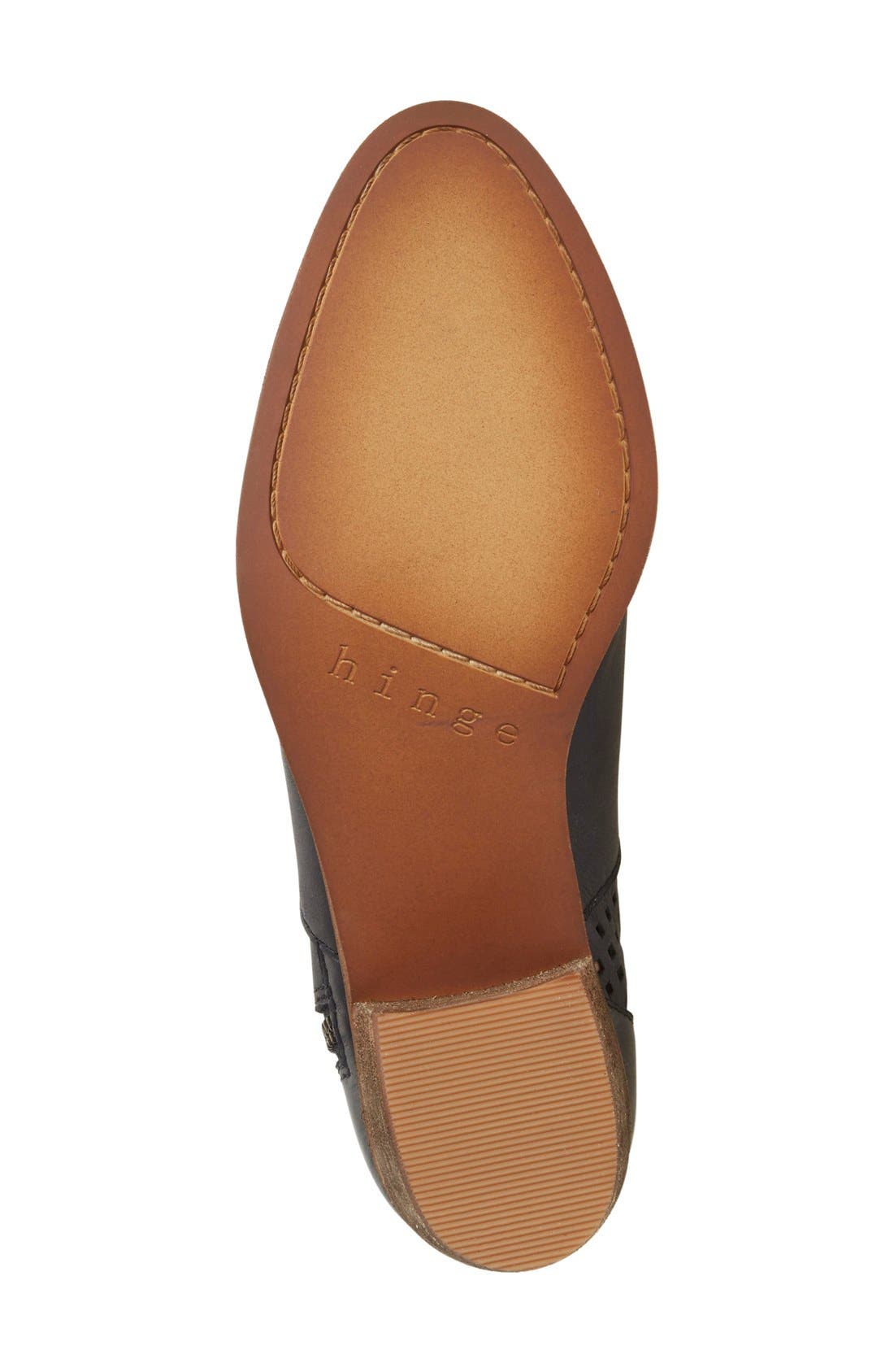 Hinge 'Villa' Perforated Bootie, Alternate, color, 