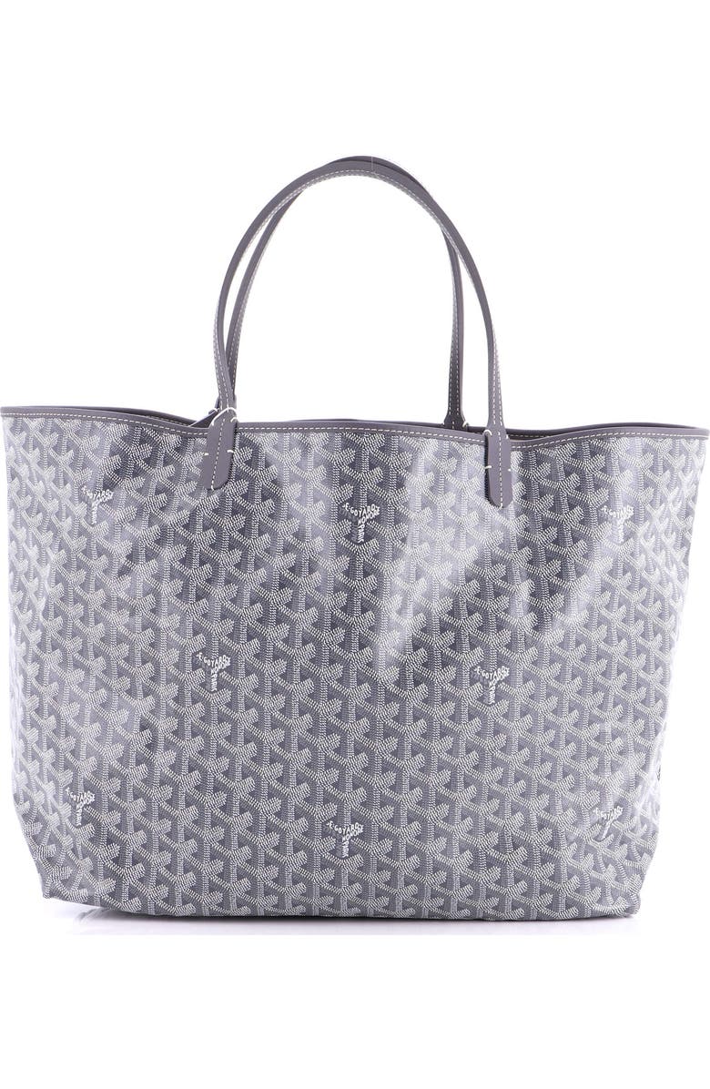 Pre-Owned Goyard Saint Louis Tote Coated Canvas GM, Alternate, color, Gray