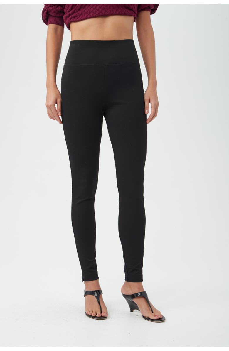 Trina Turk Dayo Skinny Ponte Legging, Main, color, Black