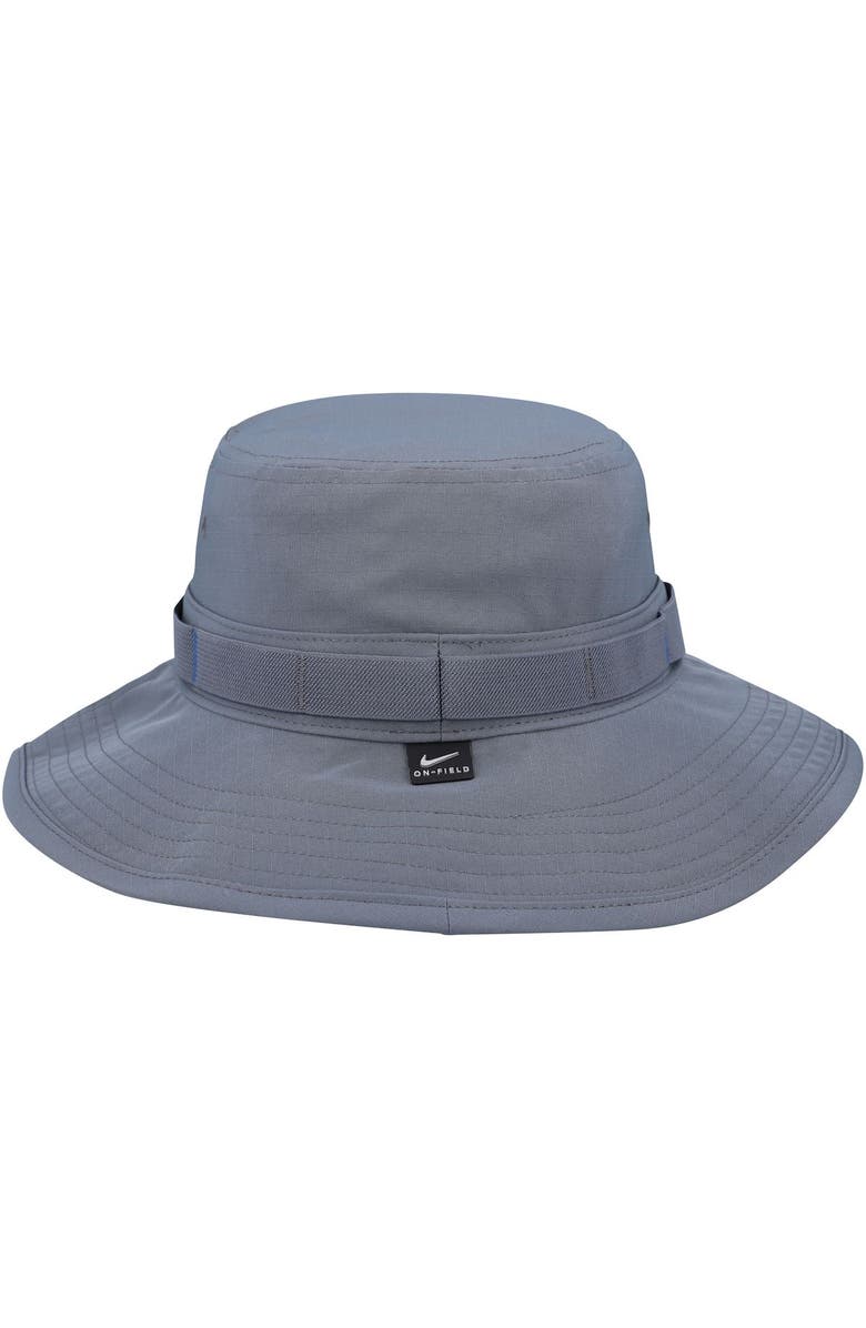 Nike Men's Nike Gray Duke Blue Devils Performance Boonie Bucket Hat, Alternate, color, 