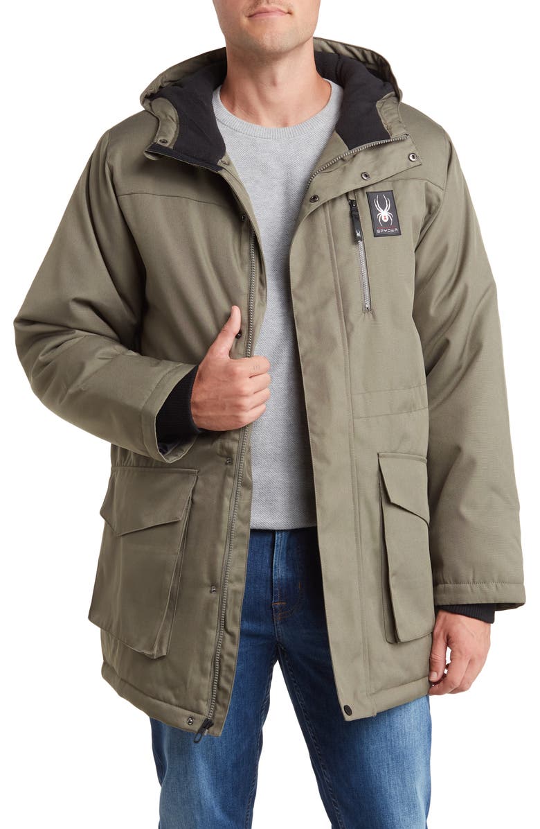 Spyder Hooded Parka, Alternate, color,