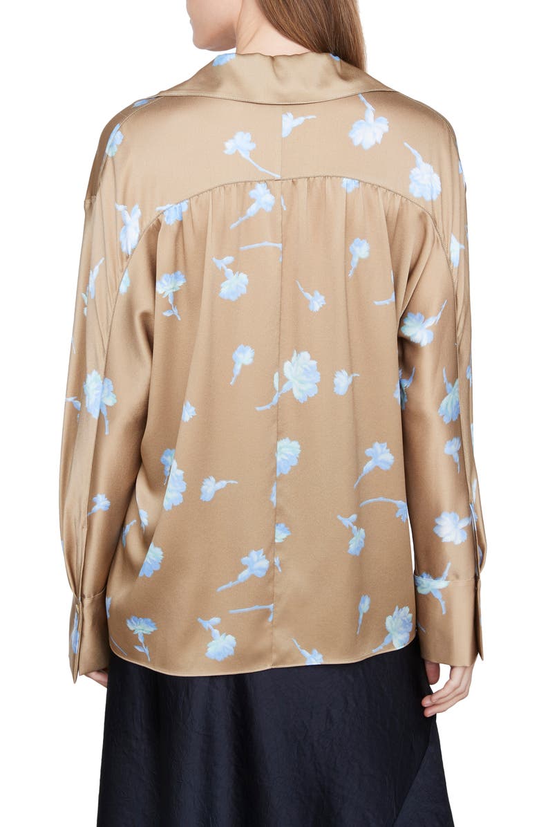 Vince Sea Carnation Silk Shirt, Alternate, color,