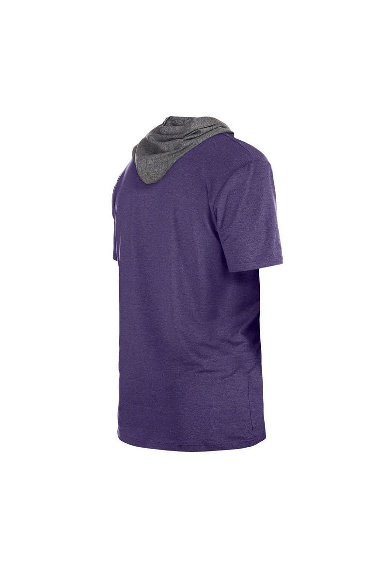 Men's New Era Purple Phoenix Suns Active Hoodie T-Shirt, Alternate, color, Purple