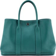Pre-Owned Hermes Garden Party Tote Leather 30