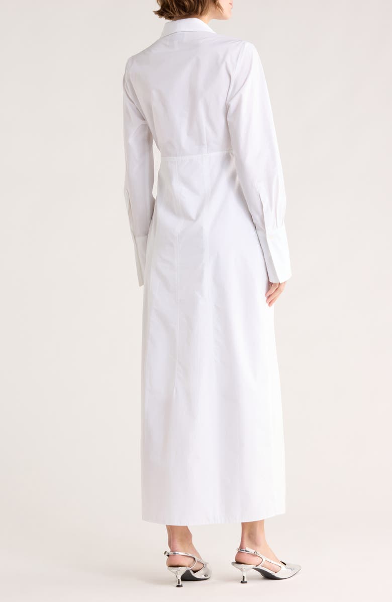 TWP Fiona Long Sleeve Shirtdress, Alternate, color, White