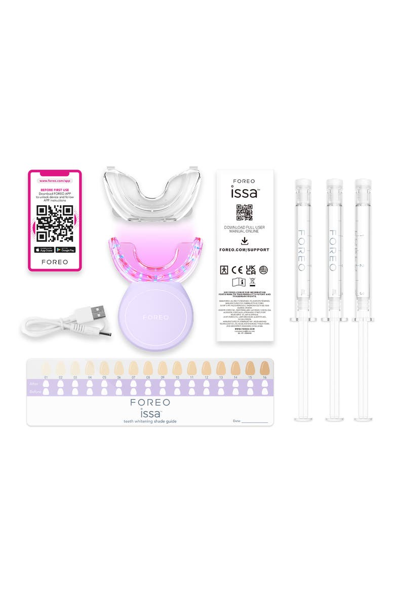 ISSA LED Teeth Whitening Kit, Alternate, color, LAVENDAR
