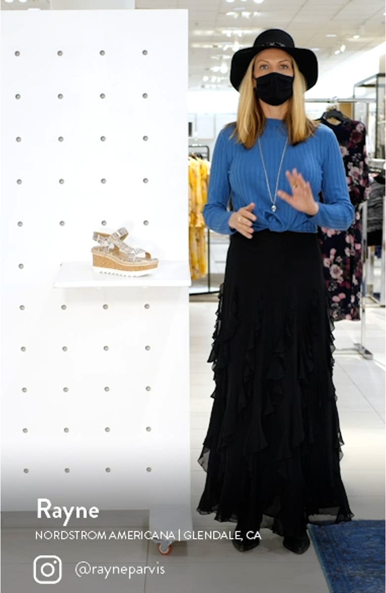 Gylian Platform Wedge Sandal, sales video thumbnail