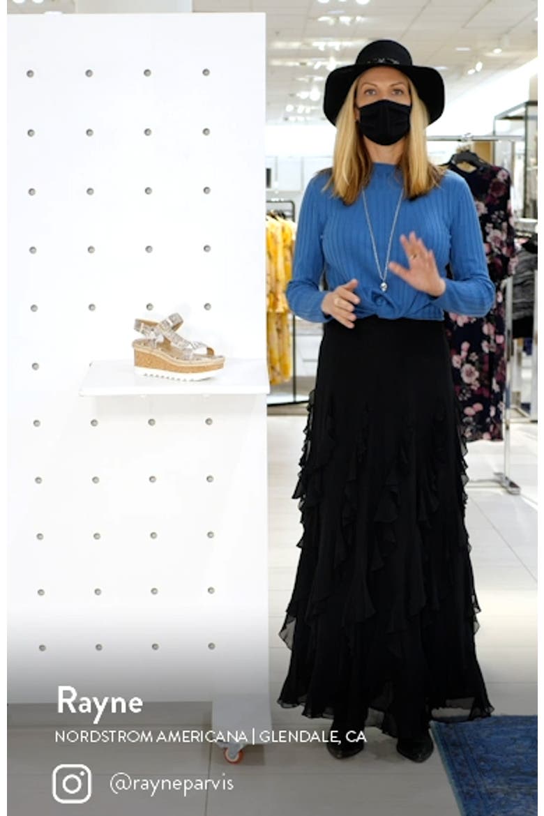 Gylian Platform Wedge Sandal video