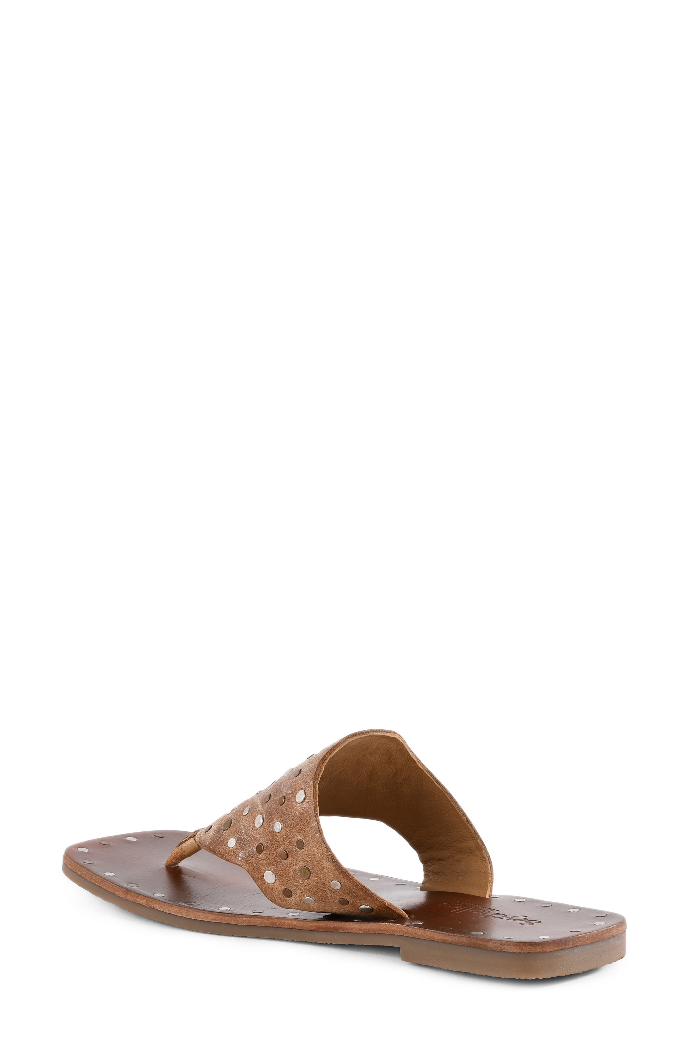 Seychelles Keep Your Secrets Studded Sandal, Alternate, color, Tan
