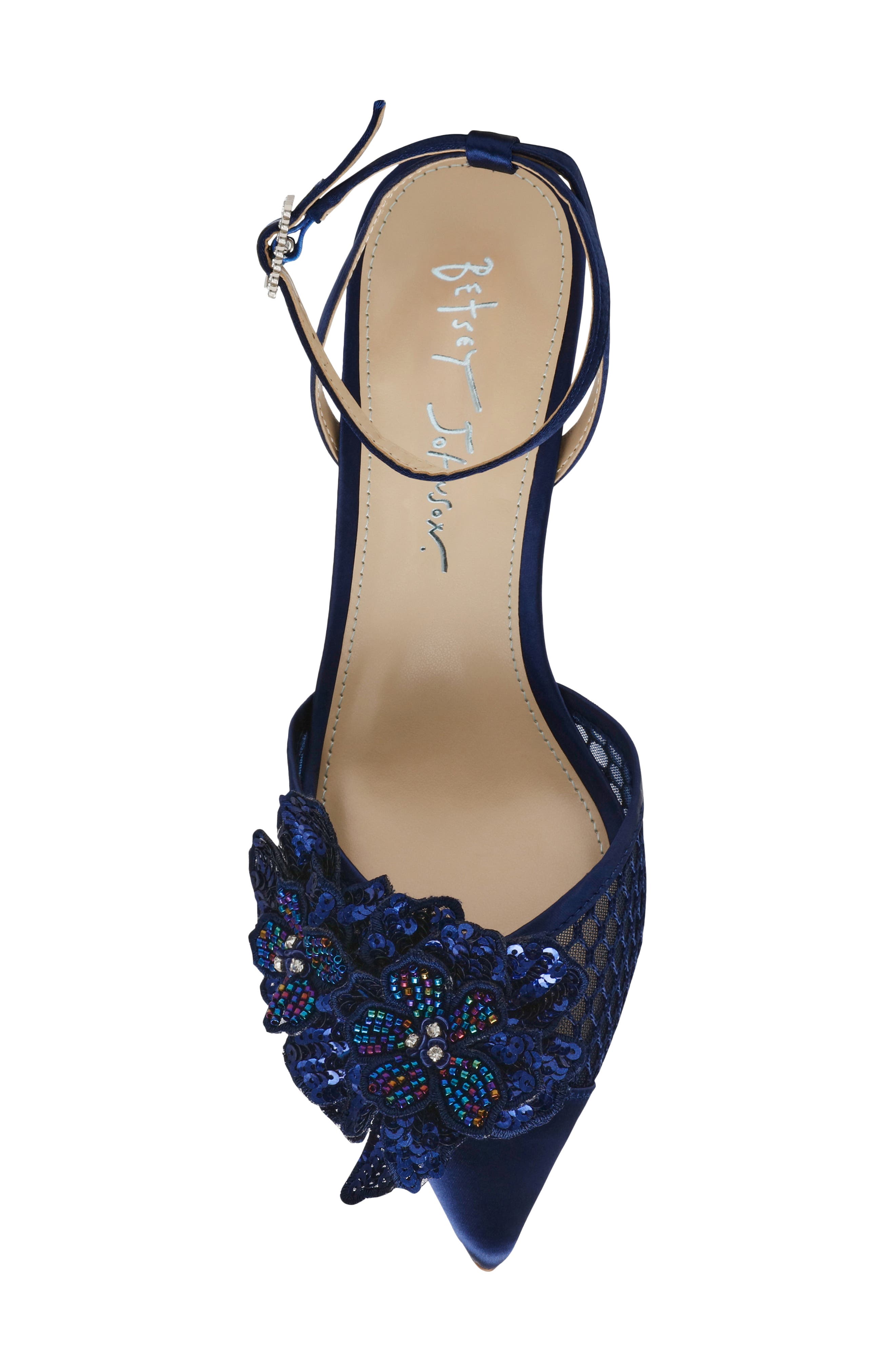 Susie Pointed Toe Pump, Alternate, color, NAVY